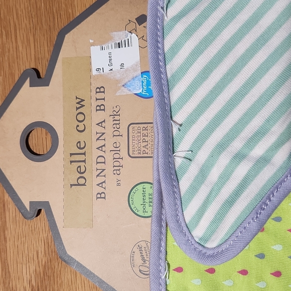 Organic Farm Buddies Bandana Bib - Picture 4 of 7